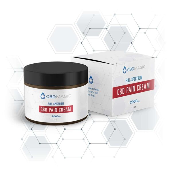 Full Spectrum CBD Pain Cream 2000mg (2 oz)