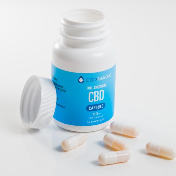 Full Spectrum CBD Hemp Gel Capsules 600mg (30 caps)