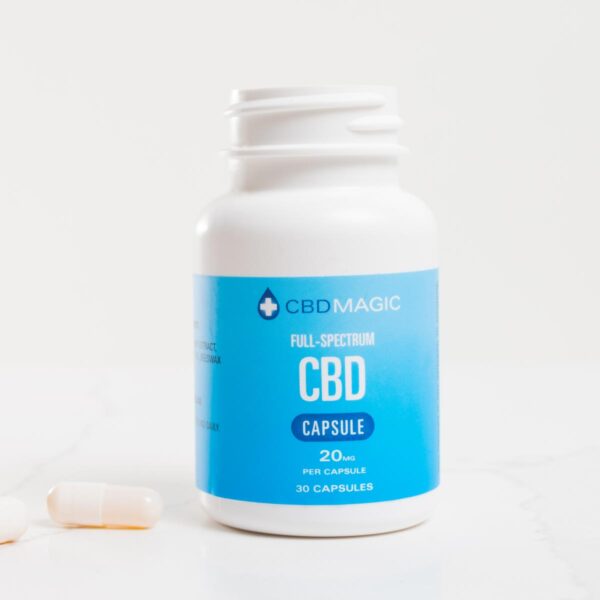 Full Spectrum CBD Hemp Gel Capsules 600mg (30 caps)