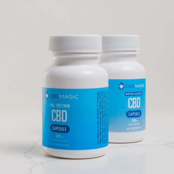 Full Spectrum CBD Hemp Gel Capsules 600mg (30 caps)